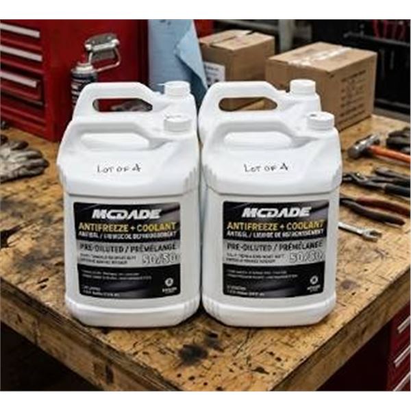 4 McDade Antifreeze Coolant 3.78L