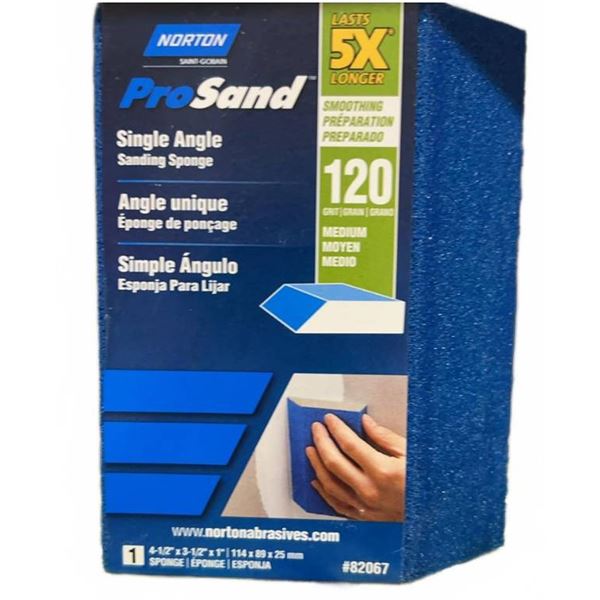 Norton ProSand Single Angle Sanding Sponge - 16