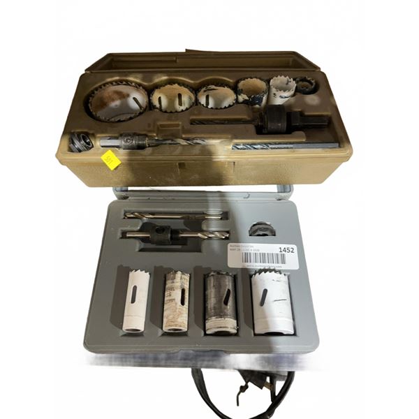 Hole Saw Drill Bit Sets with Cases