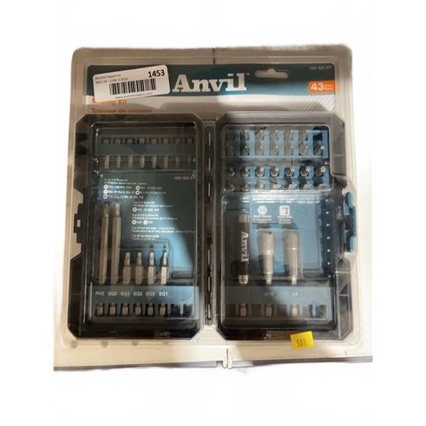 Anvil 43-Piece Tool Accessory Kit