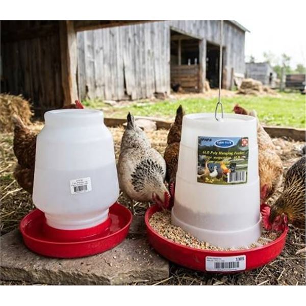 Farm-Tuff Poultry Feeder & Fount Set