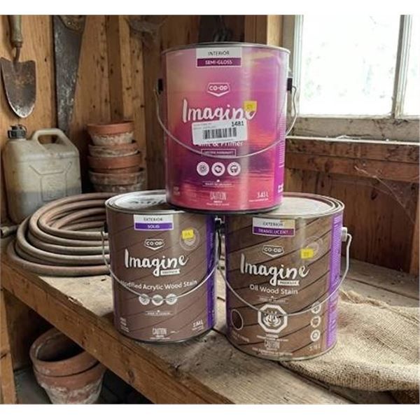 Co-op Imagine Paint & Wood Stains Set