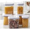 Image 1 : Six Clear Plastic Storage Containers