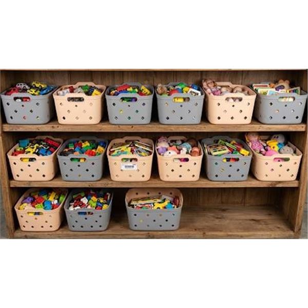 13 Plastic Storage Baskets