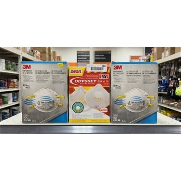 3M and Degil N95 Respirators