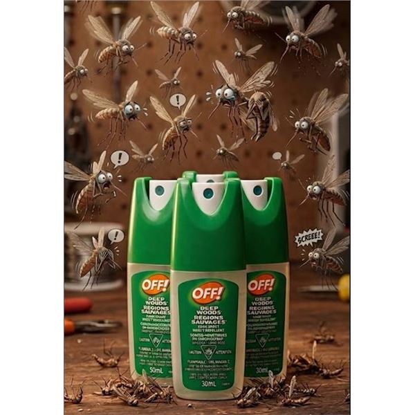 OFF! Deep Woods Insect Repellent Lot of 5