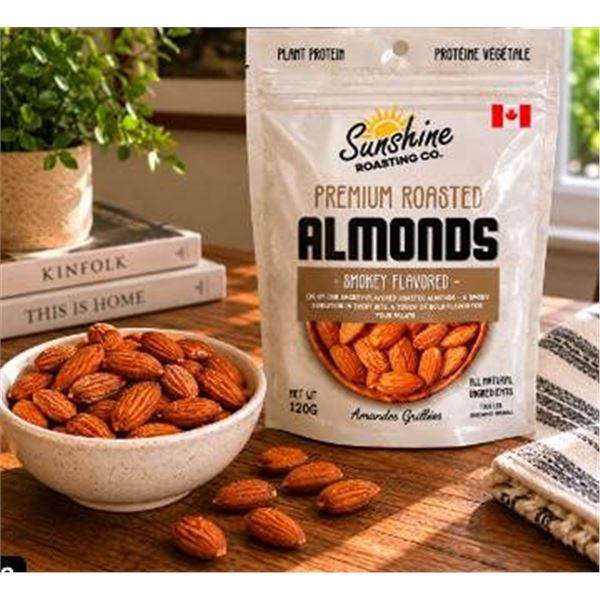 Sunshine Roasting Premium Roasted Almonds 12 x 300g