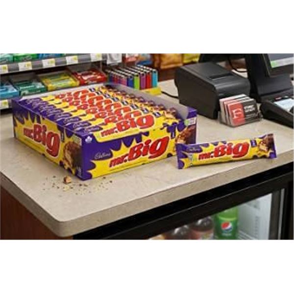 Cadbury Mr. Big Chocolate Bars Box