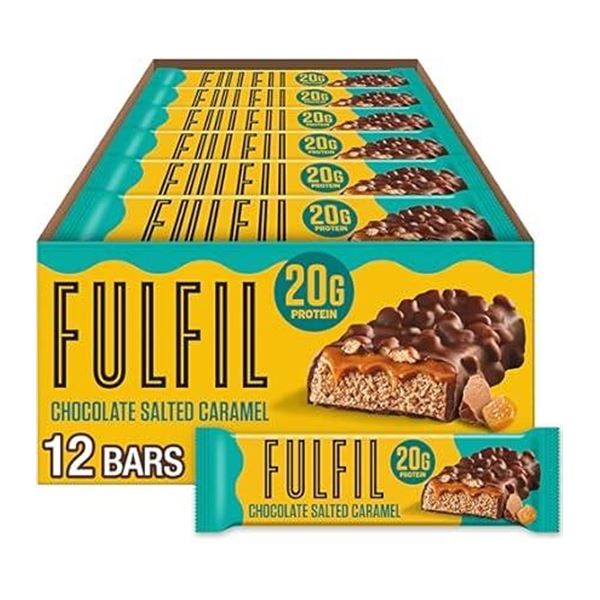 Fulfil Chocolate Salted Caramel Protein Bars 12 x 55g
