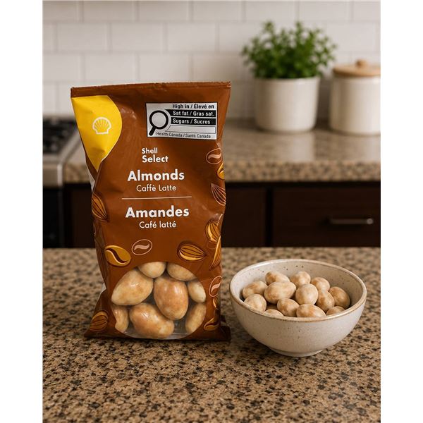 36 Packs Shell Select Almonds Caffè Latte 60g Each