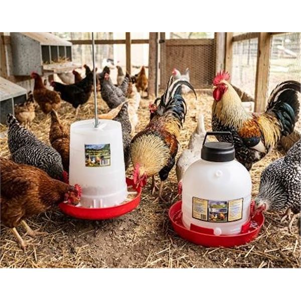 Farm-Tuff 17lb Feeder and 3 Gallon Waterer
