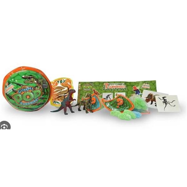 Gummi Pop Dino Surprise! Dinoz  Packs - 7 pc
