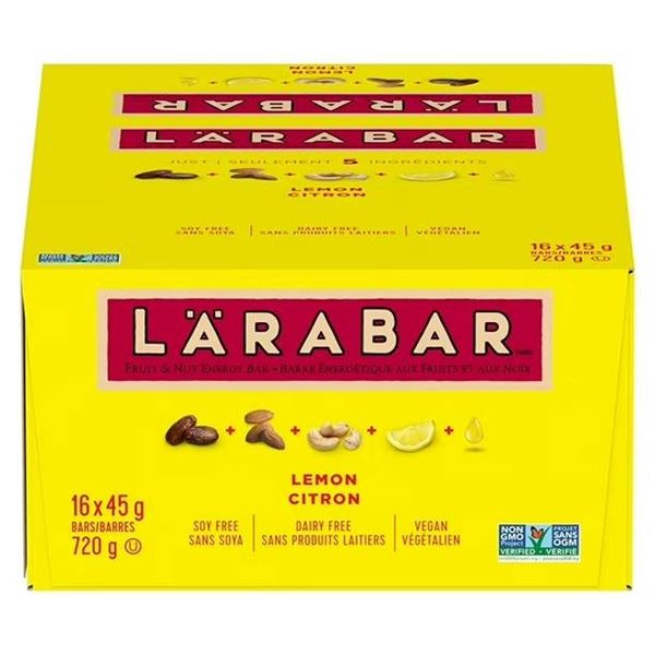 LÄRABAR Lemon 16 Pack 45g Bars