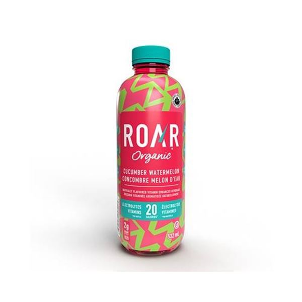 ROAR Organic Cucumber Watermelon 12 Pack x 532 mL