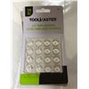 Image 4 : Toolmaster 1/2" Vinyl Bumpers, 16 Pack
