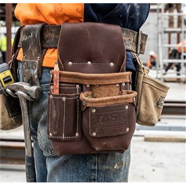 Task Leatherworks 5-Pocket Tool Pouch