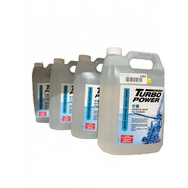Turbo Power Deionized Water 3.78L Jug