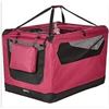 Image 1 : Amazon Basics 36" Soft Pet Crate Red