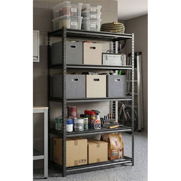 Co-op Gold 5-Tier Metal Shelving Unit
