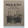 Image 3 : Pack & Fly 3-Piece Luggage Set Light Blue