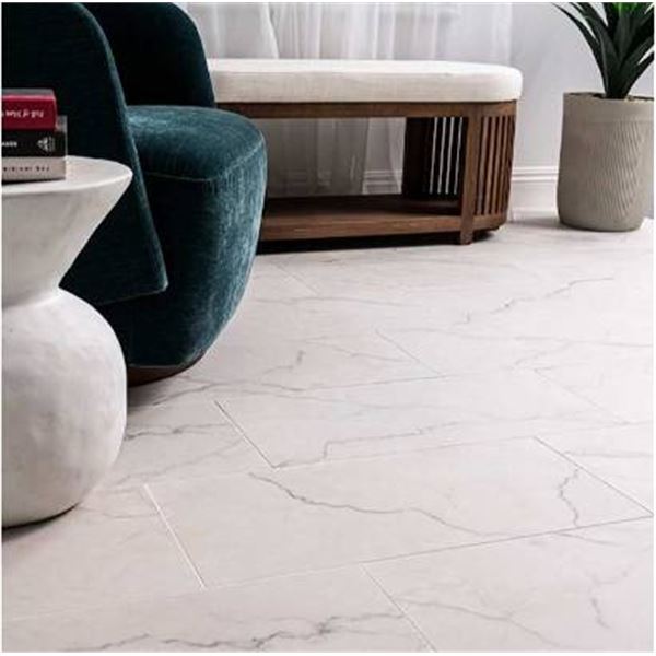 Calacatta Venetian Porcelain 24x48 Tiles -PALLET LOT OF 320 SQ FT (20 BOXES)