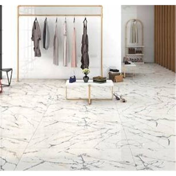 Calacatta Fusion Porcelain 24x48 Tile -PALLET LOT OF 256 SQ FT (16 BOXES)
