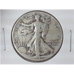 1941 Walking Liberty Half Dollar