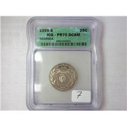 1999-S Georgia Quarter ICG PR70DCAM