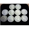 Image 1 : 10 Assorted 1920's Buffalo Nickels