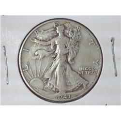 1941-D Walking Liberty Half Dollar