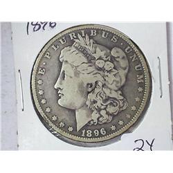 1896-O Morgan Silver Dollar