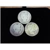 Image 1 : 3 Assorted Barber Quarters