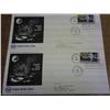 Image 1 : 2-1969 FDC's Commemorating 1st Man On Moon