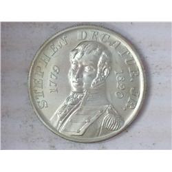 Steven Decatur, Jr. 1/2+ Oz. Silver Token (UNC)