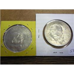2-1965 Great Britain Churchill Crowns (UNC)