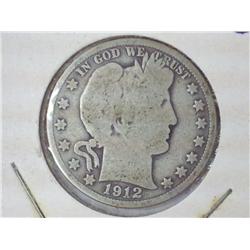 1912 Barber Half Dollar