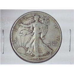 1941-S Walking Liberty Half Dollar