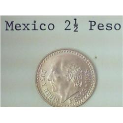1945 Mexico 2 1/2 Gold Peso (UNC) .0602 OZ. AGW