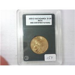 2000-D Sacagawea Dollar INB MS 70