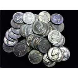 Roll Of 40 Assorted Jefferson Nickels (UNC)