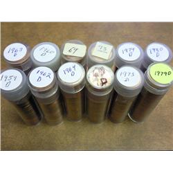 12 BU Rolls Of Memorial Cents