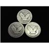Image 2 : 3 Assorted Standing Liberty Quarters