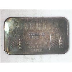 1 Troy Ounce .999 Fine Silver Ingot