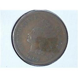 1867 Indian Head Cent (Key Date) G+