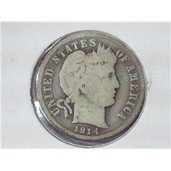 1914 Barber Dime