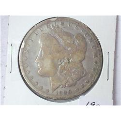 1890-CC Morgan Silver Dollar