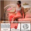 Image 7 : Sunkenet Red Light Therapy Lamp for Body & Face with Stable Stand; Large Panel/280 LED's - NEW