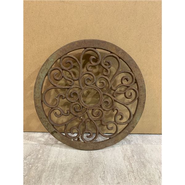 Rustic Cast Iron Plant Caddie