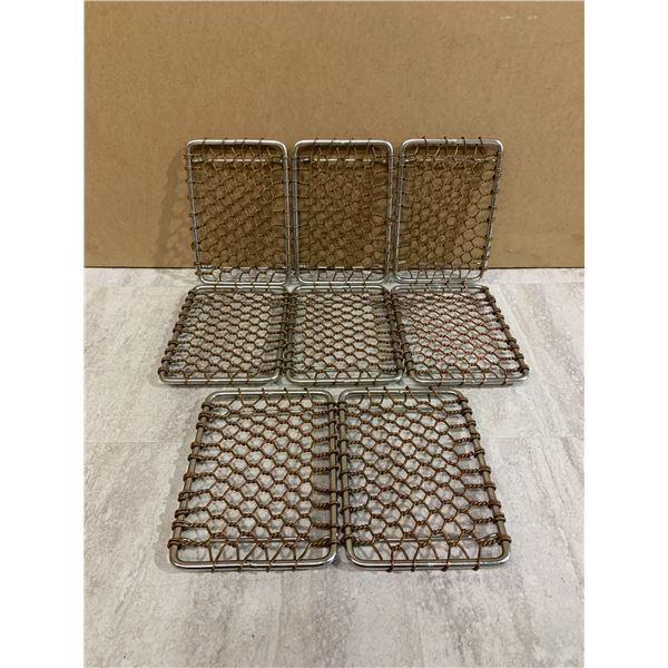 Lot of 8 Stainless Steel & Solid Copper Korean BBQ Grills