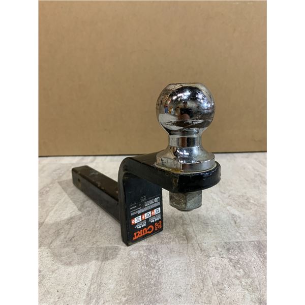Curt Loaded Trailer Hitch Ball Mount w/ 2in Shank - 3.5in Drop - 1 7/8 Ball